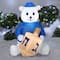 3ft. Airblown® Inflatable Hanukkah Dreidel Bear